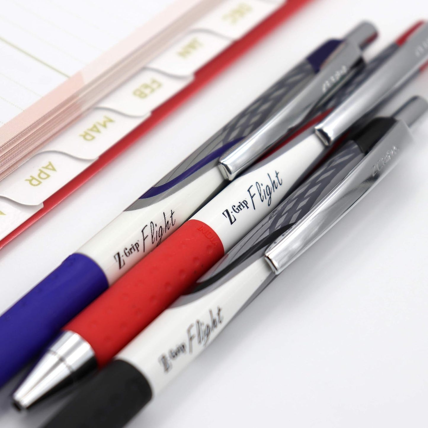 Zebra Pen Z-Grip Flight Retractable Ballpoint Pen, Bold Point 1.2mm, Blue Ink, School Supplies, Teacher Supplies, and Office Supplies, Smooth Writing, Quick-Drying, 12-Pack (21920)