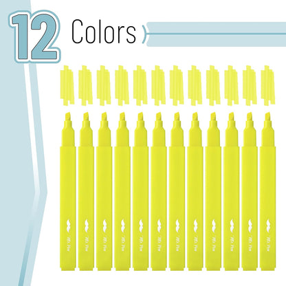 Mr. Pen- Yellow Aesthetic Bible Highlighters No Bleed Through Bulk, 20 pcs, Chisel Tip, Cute Highlighter for Journaling Supplies and School Accessories, Bible Highlighters and Pens No Bleed