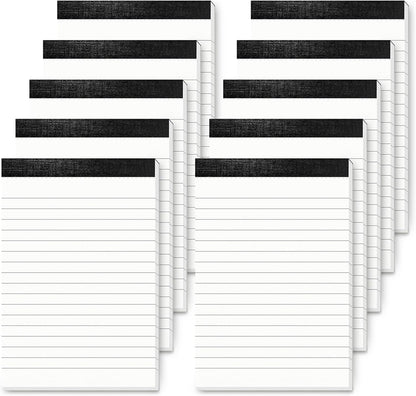 6 Pack Small Notepads Refills Memo Pads 3 x 5 Inch Lined Writing Note Pads with 30 Sheets Note Pad Paper in Each Pad Mini Pocket Notebook Refills for Taking Notes and Reminders Organization Planning