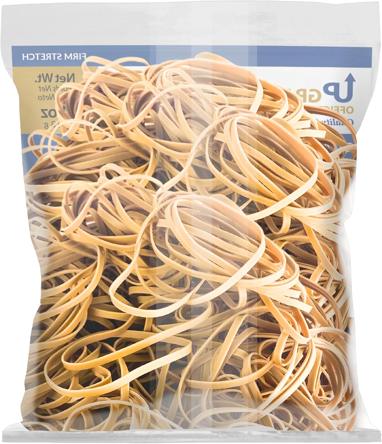 Upgrade Office Supply UPG22733 Rubber Bands, Size #33 (3-1/2” x 1/8”), 150 Bands, 1/4 lb, USA