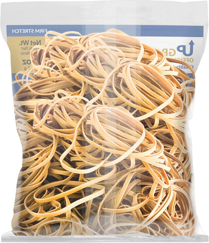 Upgrade Office Supply UPG22733 Rubber Bands, Size #33 (3-1/2” x 1/8”), 150 Bands, 1/4 lb, USA