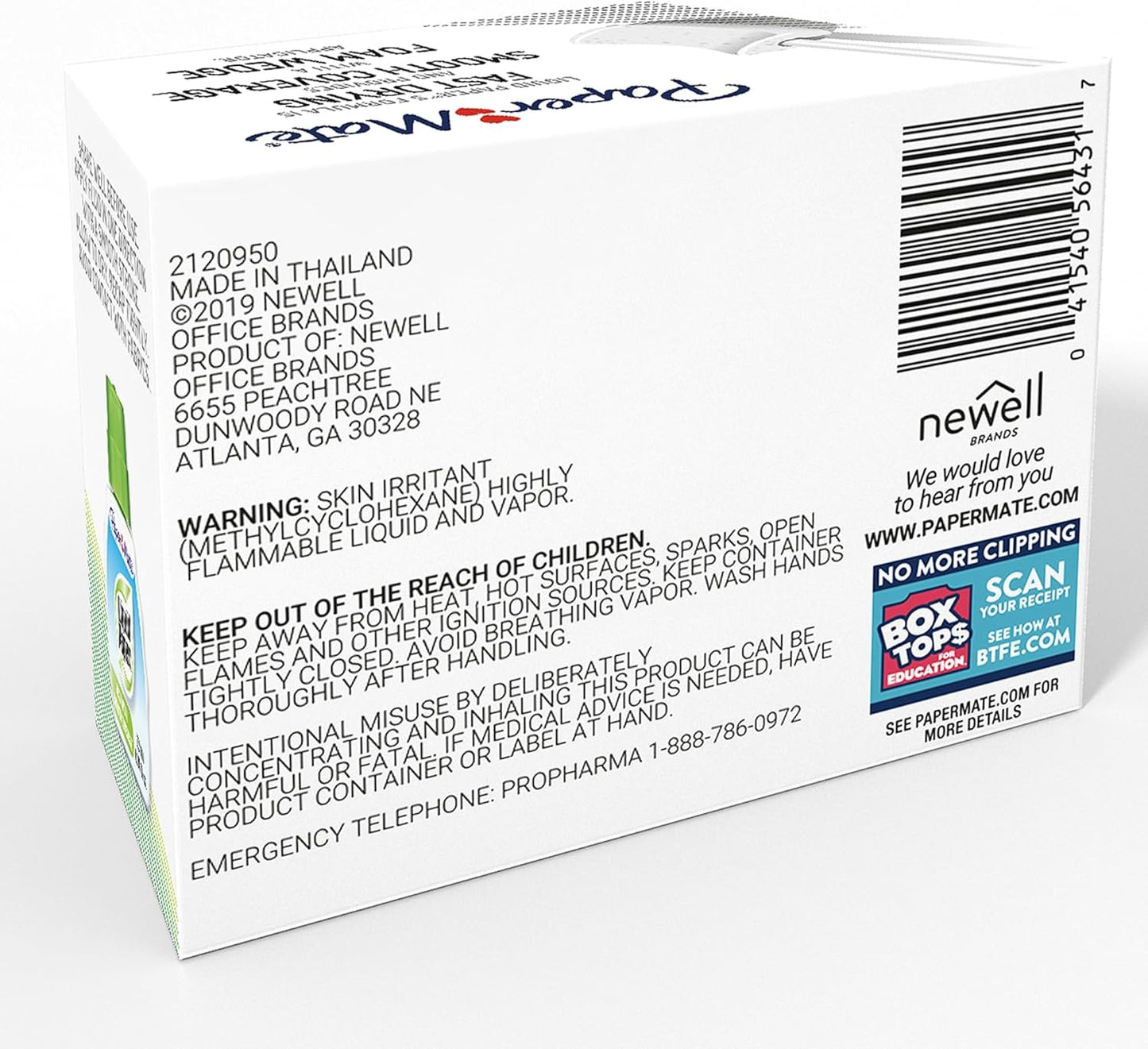Paper Mate® Liquid Paper® Correction Fluid, Fast Dry & Smooth Coverage, White, Pack Of 3