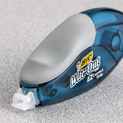 BIC Wite-Out Brand EZ Correct Grip Correction Tape, 33.5 Feet, Fast, Clean and Easy to Use Tear-Resistant Tape, 2-Count