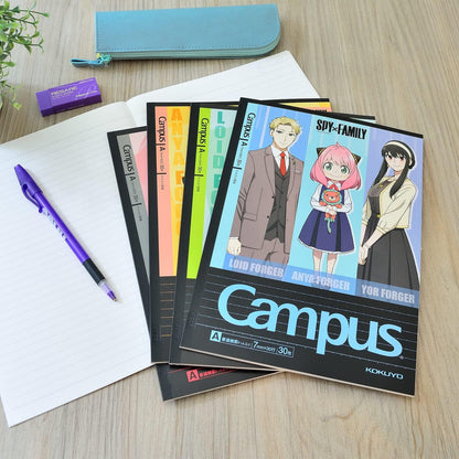 KOKUYO Composition Notebooks, 5 Pack Campus Semi-B5 Comp Book with Dot B 6mm Ruled, 30 Sheets, School Lined Notebook in Shear Stone, Journal Notebook for Women Work Study Note Taking(NO-GS3CWBT-L1X5)