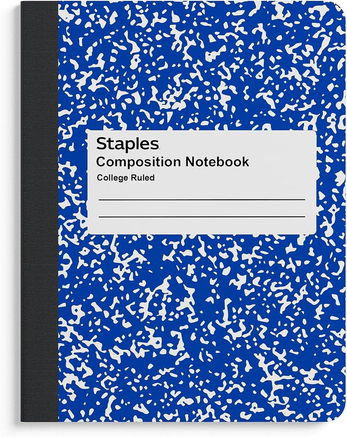 STAPLES Composition Notebook, 9.75” x 7.5”, College Ruled, 100 Sheets, Assorted Colors, 48/Carton