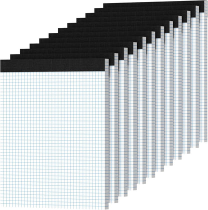Graph Paper 8.5 X 11, 2 Pack, 4x4 Quad Ruled, Grid Paper Pad 8-1/2" X 11.75", Grid Pad 8.5 X 11.75, Engineering Notebook, Easy Tears Off, White 70 Gsm Graft Paper
