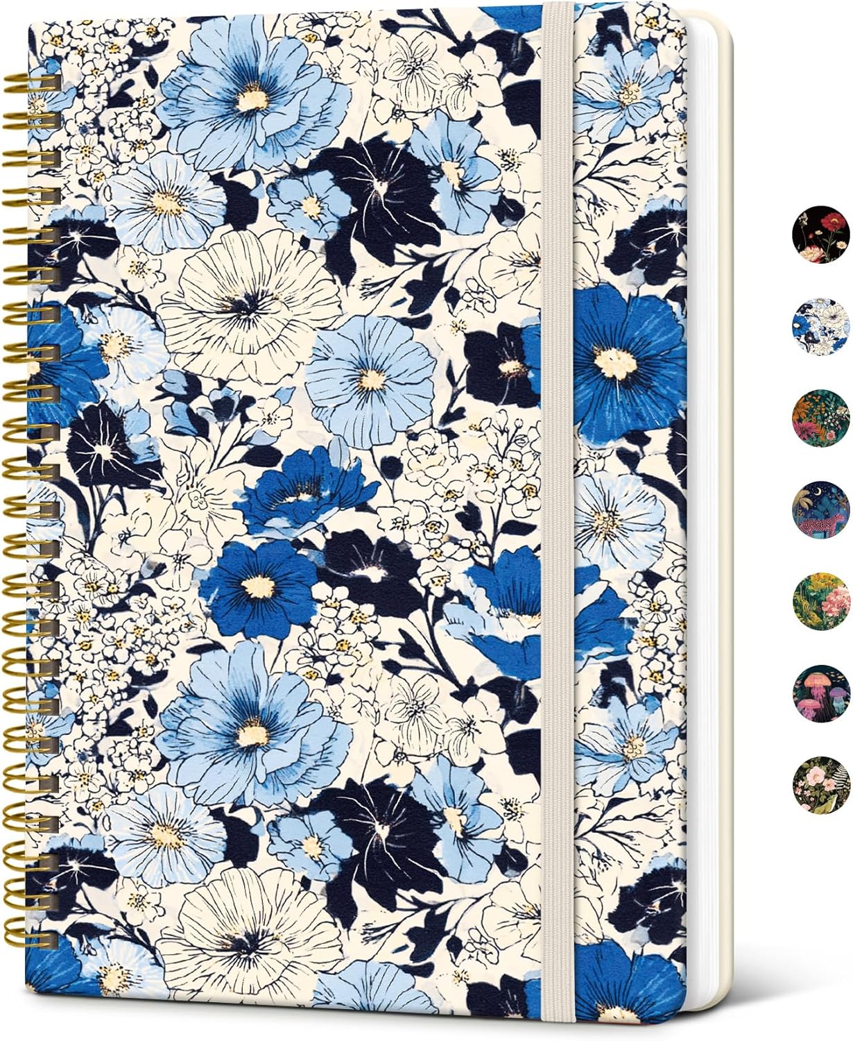 Taja Lined Spiral Notebook Journal for Women A5(5.8" × 8.3"), Cute Hardcover Notebook for Work, School & Note Taking, Pretty College Ruled Journal for Writing, 140 Pages, Sunset