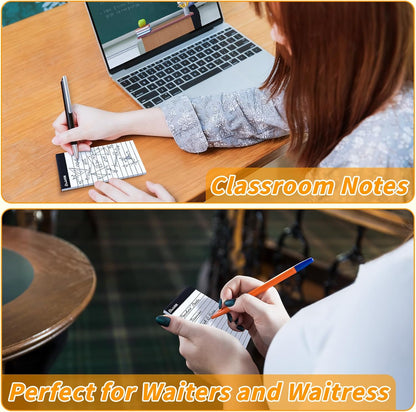 Note Pads 4x6, 36 Pack Small NotePads, Server Pads, Scratch Pads 4x6, Memo Pads White Paper, 50 Sheets per Blank Note Pads 4 x 6, Mini Writing Pads Pocket Notepads for Office School Home Supplies