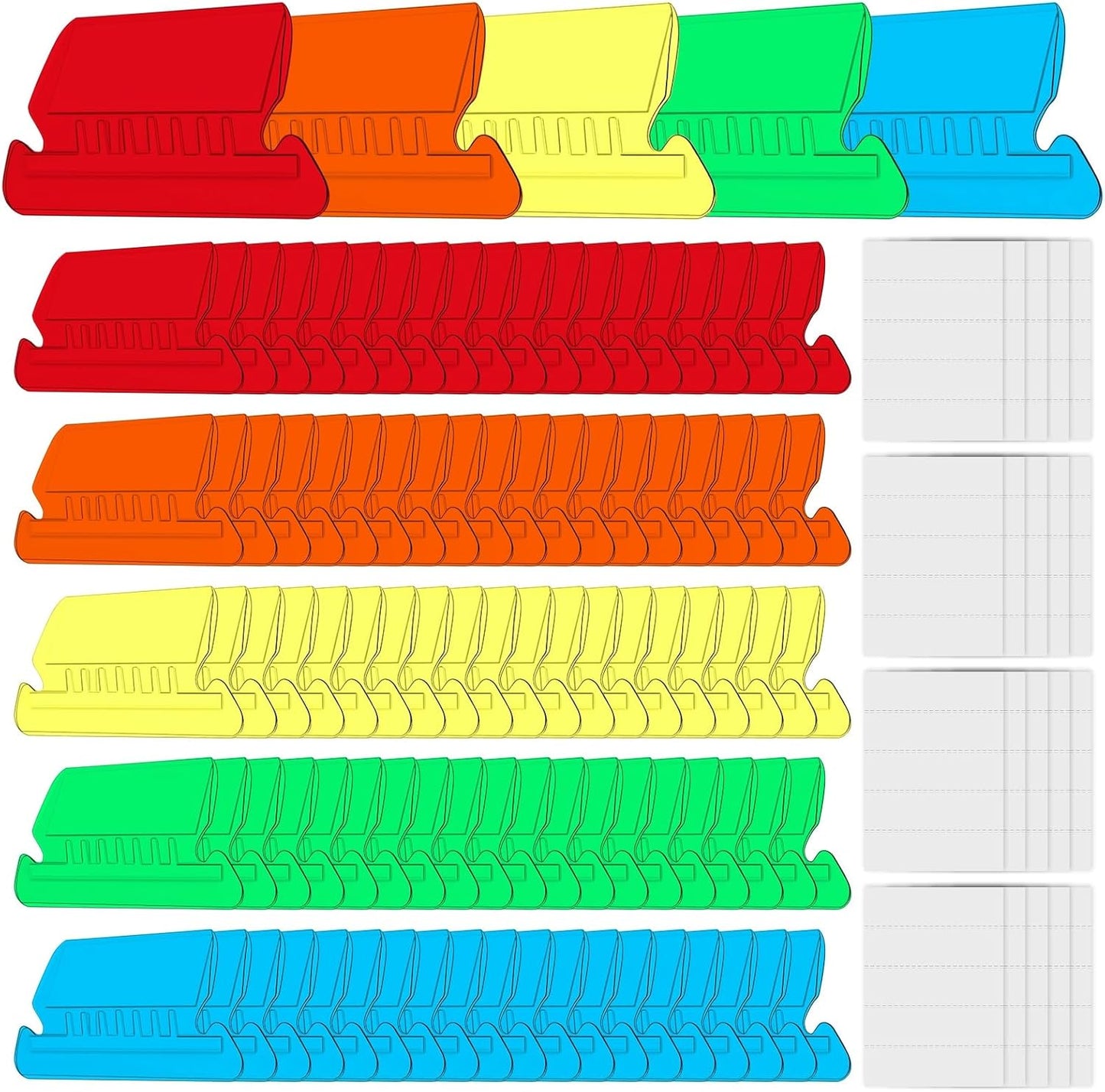 File Folder Tabs, Selizo 100 Sets Hanging File Folder Labels 2" Tabs and Inserts for Hanging Files