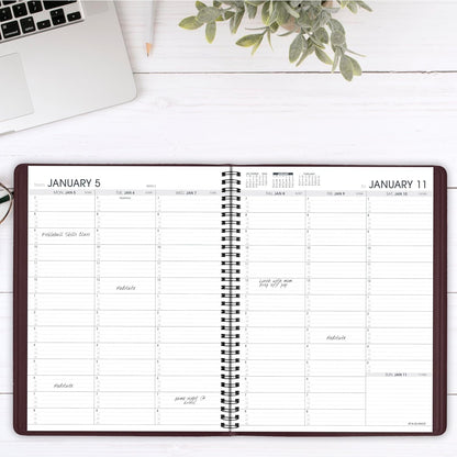 AT-A-GLANCE 2026 Appointment Book Planner, Weekly, 8-1/4" x 11", Large, Black (709500526)