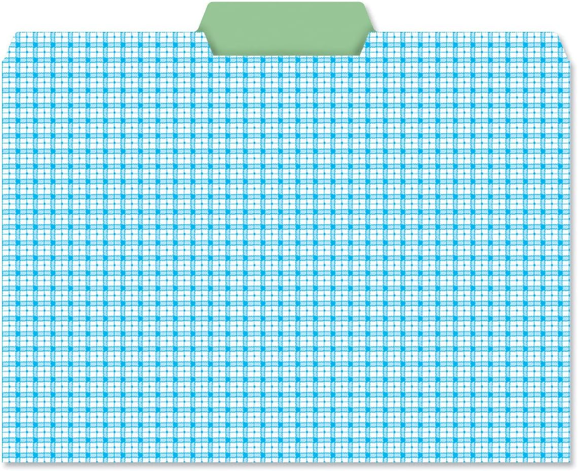 Current Floral Fun File Folders Value Pack - Bulk Set of 24, 6 Pretty Decorative Designs, 1/3 Cut Tabs, Heavy-Duty Paper Stock, Office Supplies for Home & Work, 9-½” x 11-¾” Letter Size
