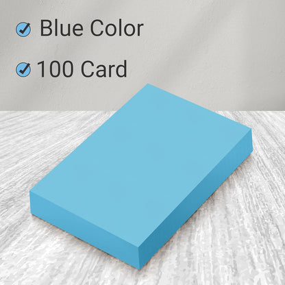 THREE LEAF 3 X 5, INDEX CARDS RULED, 100 CT. WHITE, Ruled Flash Cards, Study Card, Memo Pad, For To-Do List, Art And Craft Projects