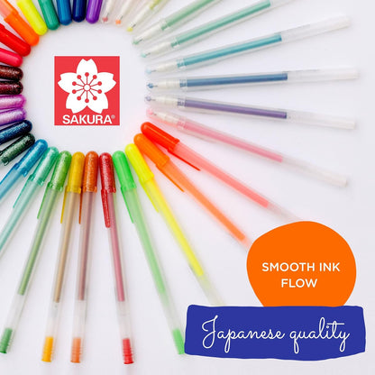 SAKURA Gelly Roll Moonlight Gel Pen Set, Bold Tip, Opaque Colors, 10 PK 38176