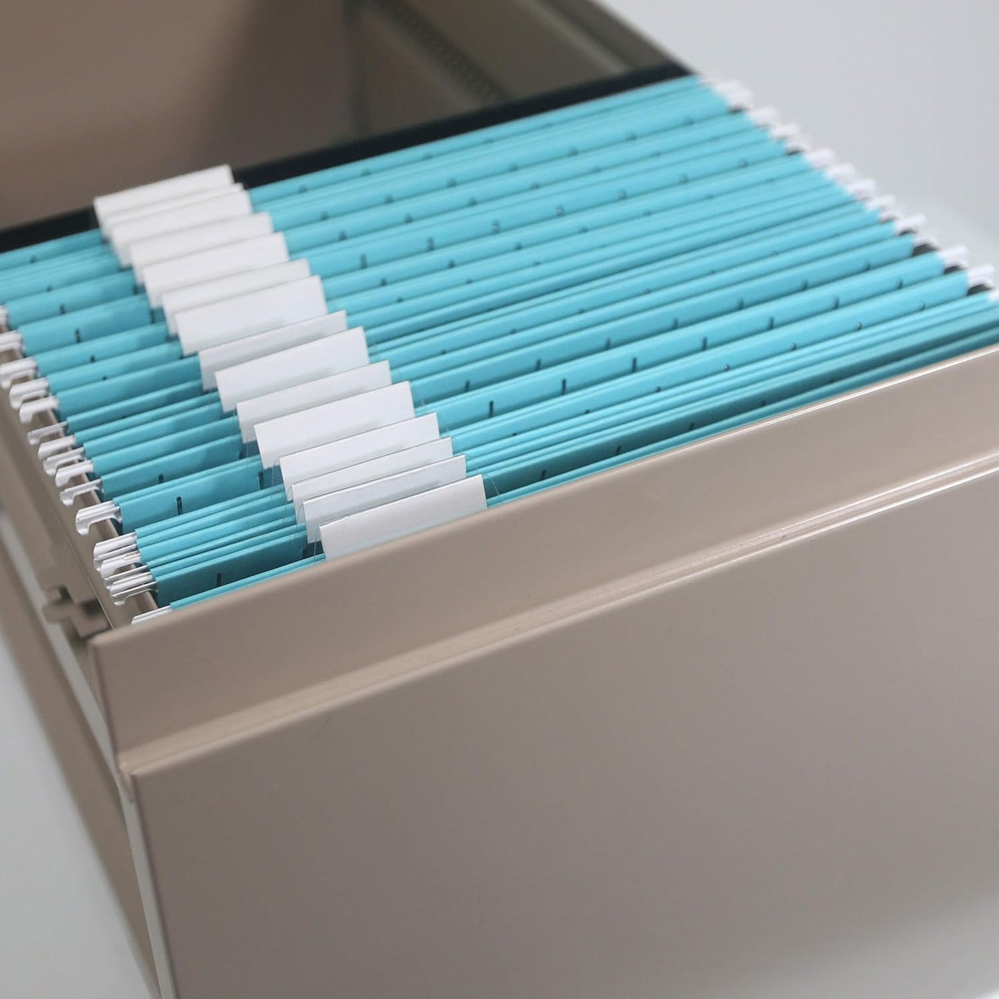 Smead Standard Hanging File Folders, 25 Count, Assorted Primaries, 1/5-Cut Adjustable Tabs, Letter Size (64059)