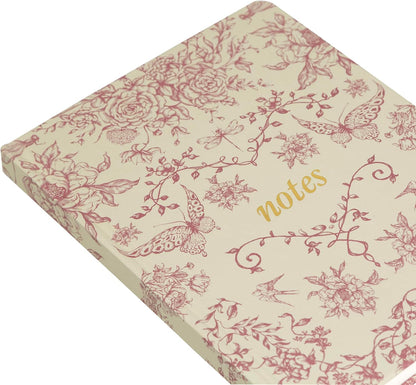 Pearhead Blue Matchbook Hardcover Journal, 6x8 College-Ruled Lined Notebook, 200 Pages, Trendy Writing Journal for Work, School & Everyday Notes