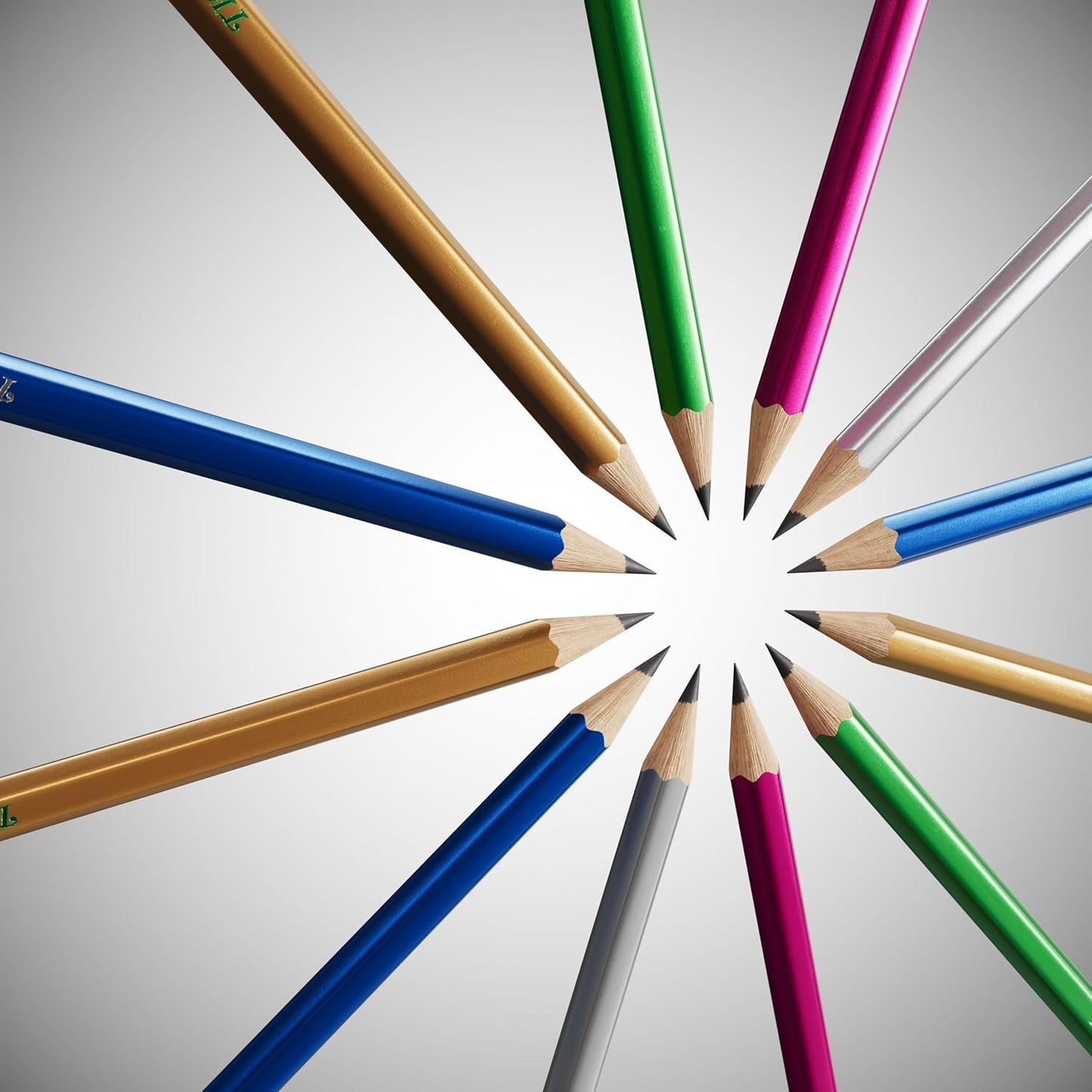 Ticonderoga Wooden Pencils, Pre-Sharpened, 2 HB Soft, Pastel Colors, 18 Count
