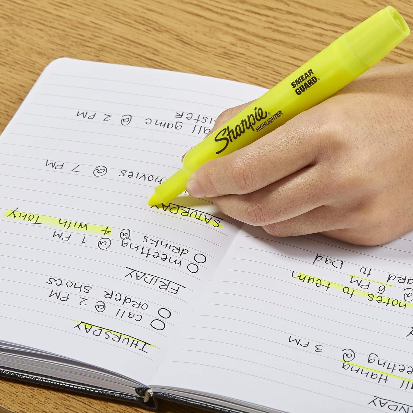 Sharpie Accent Tank-Style Highlighters, 6 Colored Highlighters (25876PP)