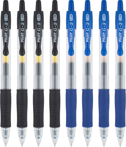 PILOT G2 Premium Refillable and Retractable Rolling Ball Gel Pens, Ultra Fine Point, Black Ink, 5-Pack (31306)