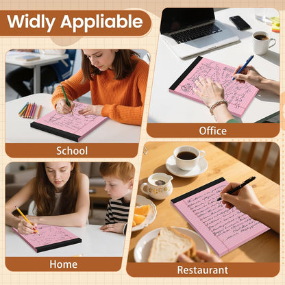 Legal Pads 8.5 X11, Narrow Ruled Notepads, 2 Pack, 50 Sheet/Pad, White Legal Pads, Tear Off Notepad, Perforated Writing Pad, Notebook Paper College Ruled, Notepads for Office Home School, Notepad