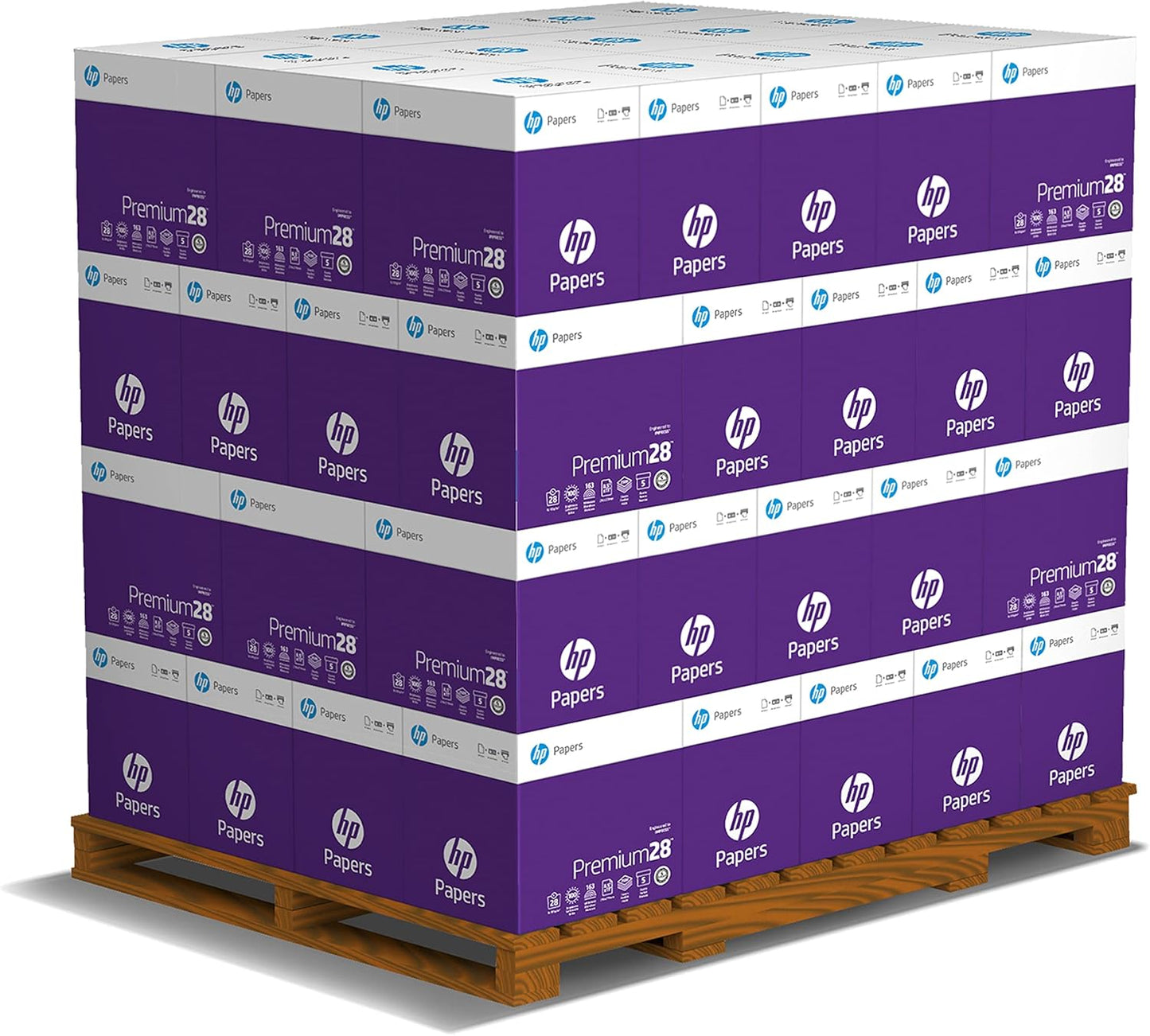 HP Printer Paper | 8.5 x 11 Paper | Premium 24 lb | 1 Ream - 500 Sheets | 100 Bright | Made in USA - FSC Certified | 112400R