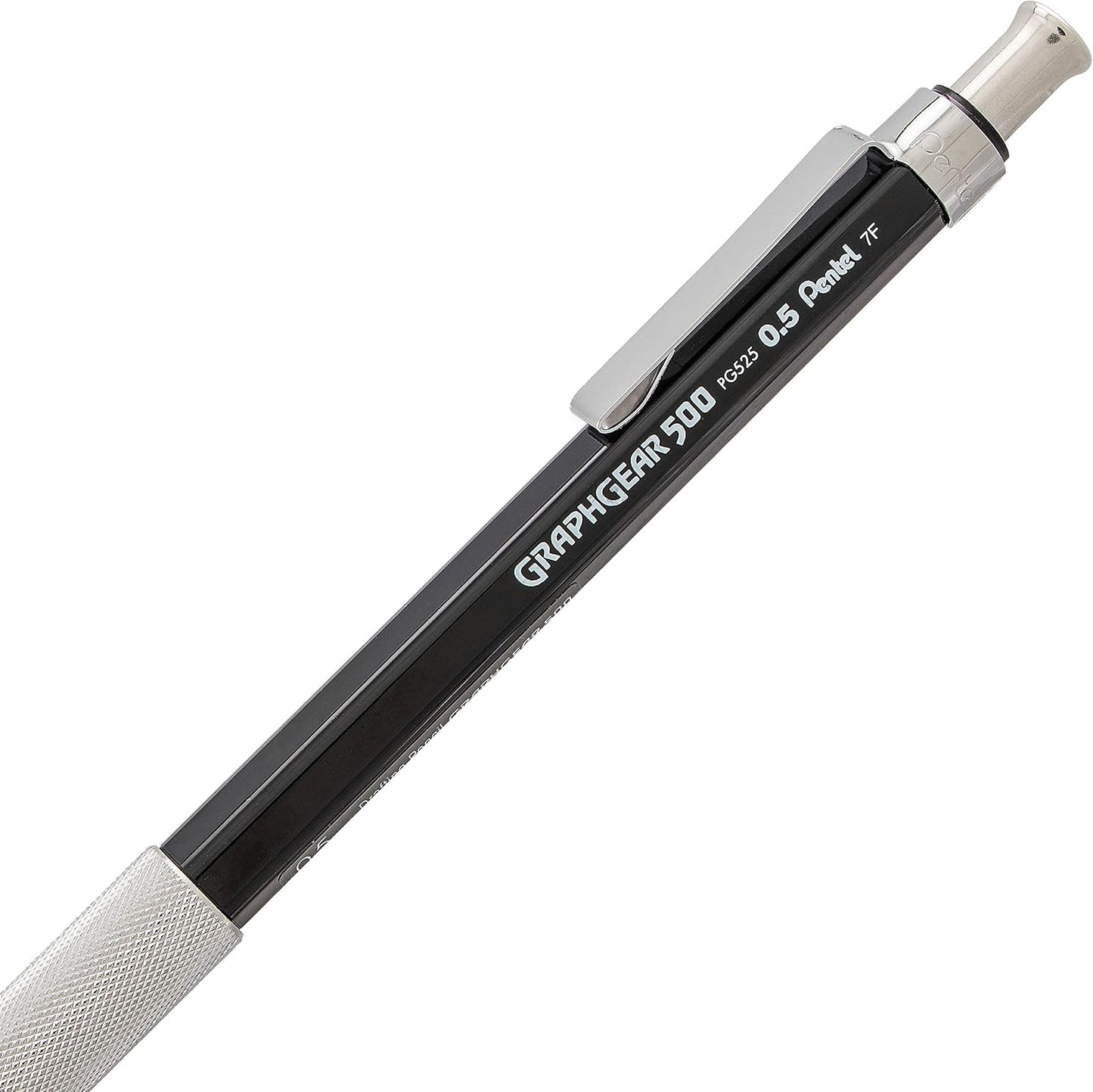 Pentel GraphGear 500 Mechanical Drafting Pencil, (0.5mm), Fine Line, Refill Lead and Mini Eraser (PG525LEBP)