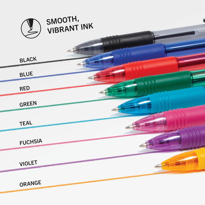 Zebra Pen Z-Grip Retractable Ballpoint Pen, Smooth-Flowing Black Ink, 1.0mm Medium Point, School & Office Supplies, Ideal for Note-Taking, Journal and Planner Use, 18-Pack (22218)