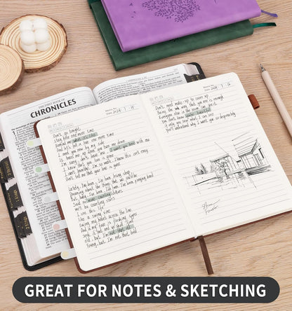 Lined Journal Notebook for Women Men, A5 Hardcover Leather Journals for Writing, 200 Pages Thick Paper, Daily Journal Notebook for Work, School, Note Taking, Business, Travel, College Ruled