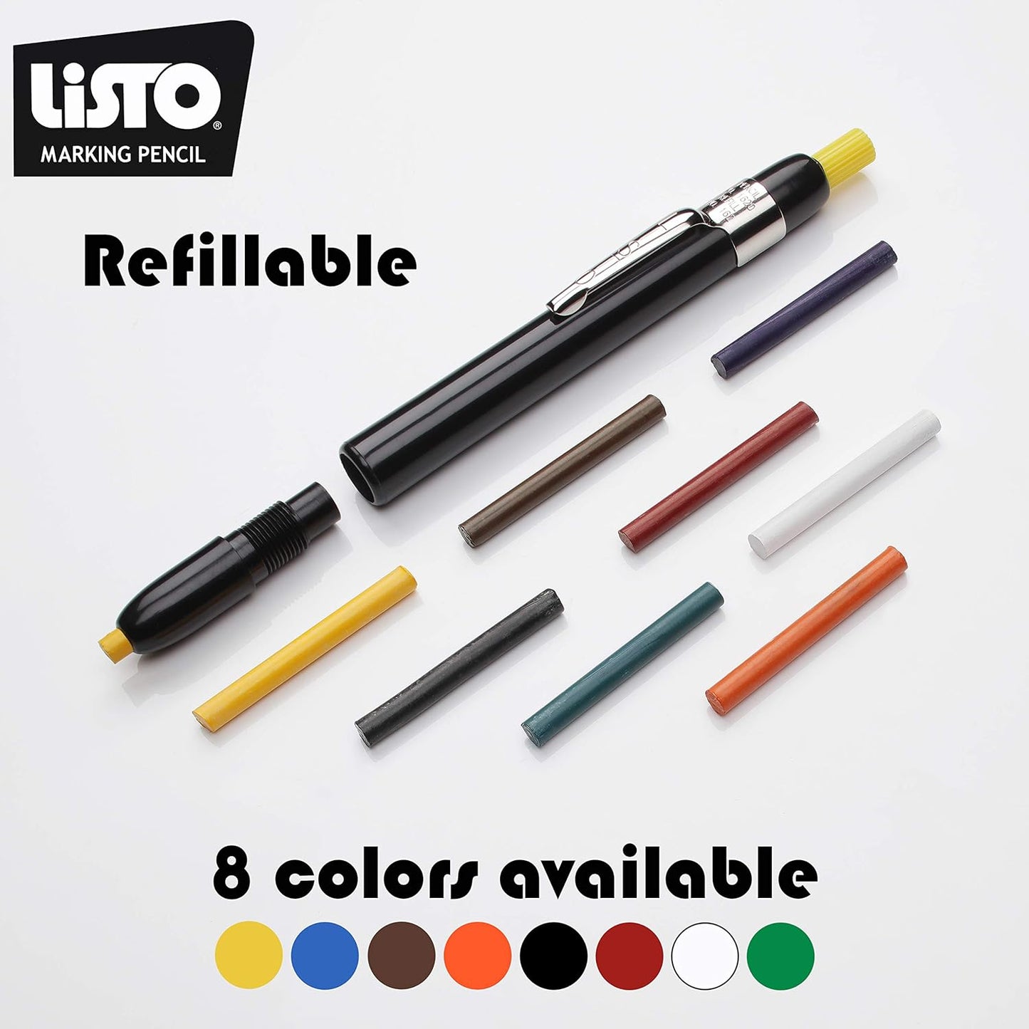 Listo Marking Pencil Refill - Listo 162 Refill, Box of 72, Red