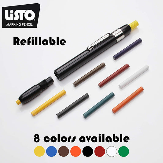 Listo Marking Pencil Refill - Listo 162 Refill, Box of 72, Red