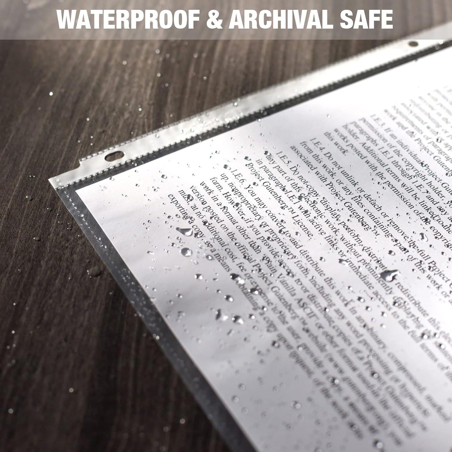 Samsill Sheet Protectors, 8.5 x 14 Inch Document Protectors for Legal Binder, Heavyweight, Clear, Legal Size, Top Loading, Acid Free, 30 Pack