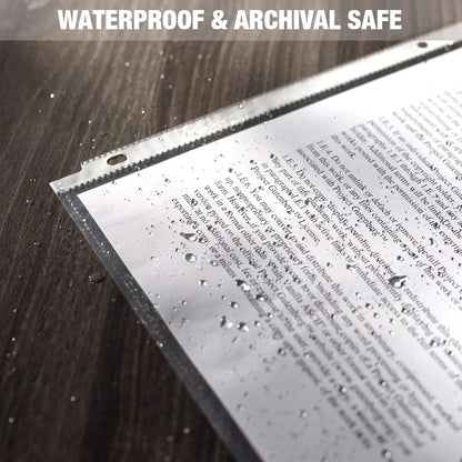 Samsill Sheet Protectors, 8.5 x 14 Inch Document Protectors for Legal Binder, Heavyweight, Clear, Legal Size, Top Loading, Acid Free, 30 Pack