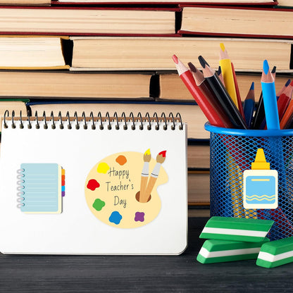 Ceiba Tree Teacher Sticky Notes Set Self-Stick Memo Pads Page Markers Thank You Teachers Giftd for Appreciation Week End of Year