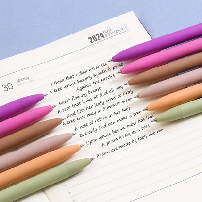 Mr. Pen- Retractable Gel Pens, 12 Pack, Colorful Ink, Fine Point 0.7mm, Fast Dry, Smooth Writing, Cute Pens for Drawing, Writing Planner and School Supplies
