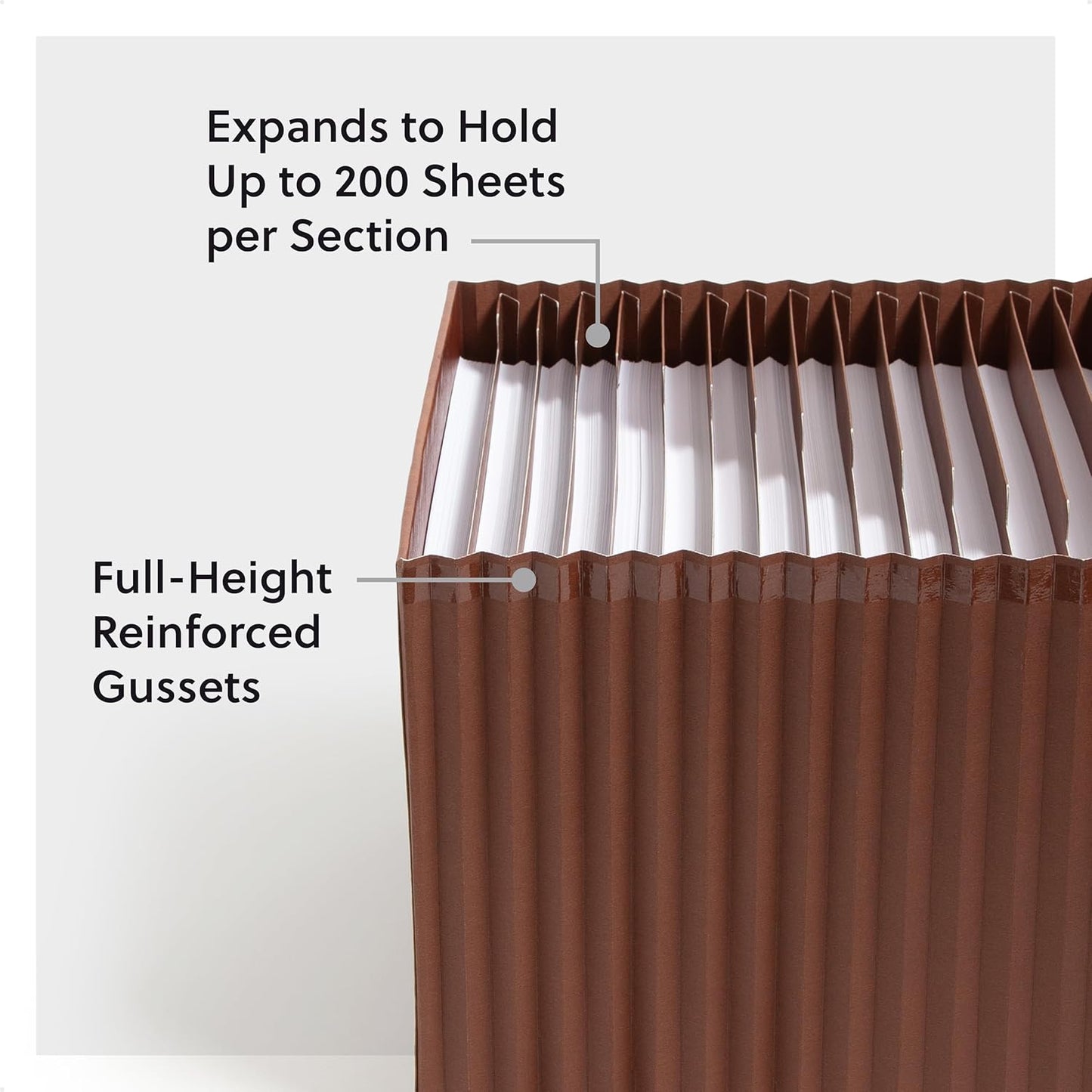Smead TUFF Expanding File, Monthly (Jan.-Dec.), 12 Pockets, Letter Size, Redrope-Printed Stock (70488)