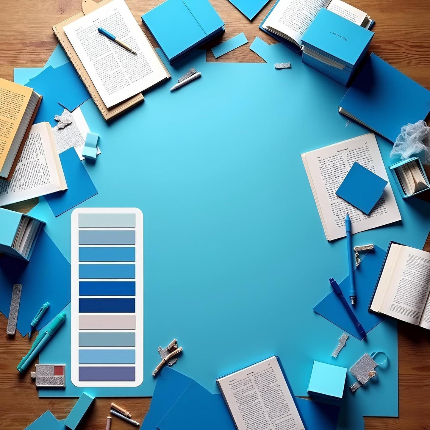 200 Pcs Sticky Index Tabs,Writable and Repositionable Book Flags Tabs Strip,Page Markers Notes Tabs Index Tabs for Page Marking Classify File,Self-Stick Notes Notebooks and Writing Pads (Blue)