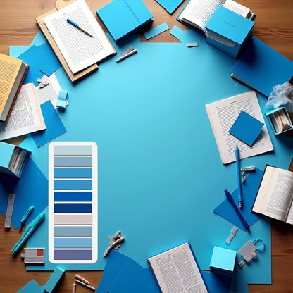 200 Pcs Sticky Index Tabs,Writable and Repositionable Book Flags Tabs Strip,Page Markers Notes Tabs Index Tabs for Page Marking Classify File,Self-Stick Notes Notebooks and Writing Pads (Blue)