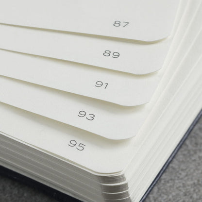 LEUCHTTURM1917 - Notebook Hardcover Medium A5-251 Numbered Pages for Writing and Journaling (Navy, Ruled)
