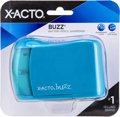X-ACTO Buzz Battery Pencil Sharpener, Assorted Colors, 1 Count - Back to School, Teacher, Classroom Supplies