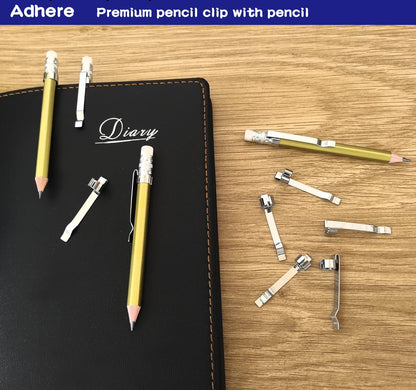 Adhere 25pcs Golf Pencils with Eraser Pre sharpened Hexagon half Wooden Pencils Graphite 2B for Golf Event Scoring,Classroom,Wedding,Company Meetings,Pew, Pocket (Nature)
