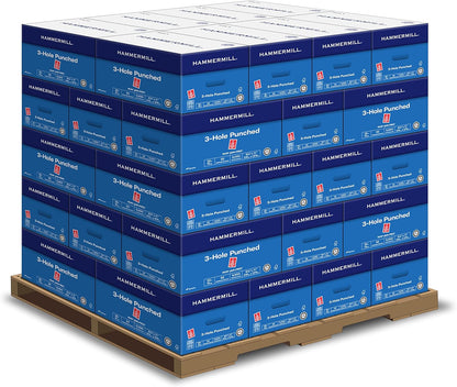 Hammermill Printer Paper, 20 lb Copy Paper, 8.5 x 11-3 Ream (1,500 Sheets) - 92 Bright, Made in the USA