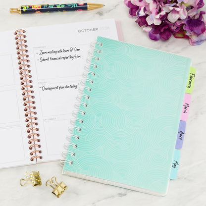 Avery Margin Ultra Tabs, 2.5" x 1", 2-Side Writable, Assorted Pastel Colors, 48 Repositionable Tabs (74867)