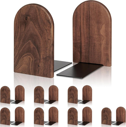 Book Ends,1 Pair Bookends Wood Book Ends Universal Economy Bookend