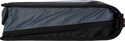 Case-it Mighty Zip Tab School Zipper Binder | 3-Inch O-Rings, 600-Sheet Capacity, 5-Subject Expanding File Folder, Multiple Pockets & Storage Organizer, Shoulder Strap | D-146 Jet Black
