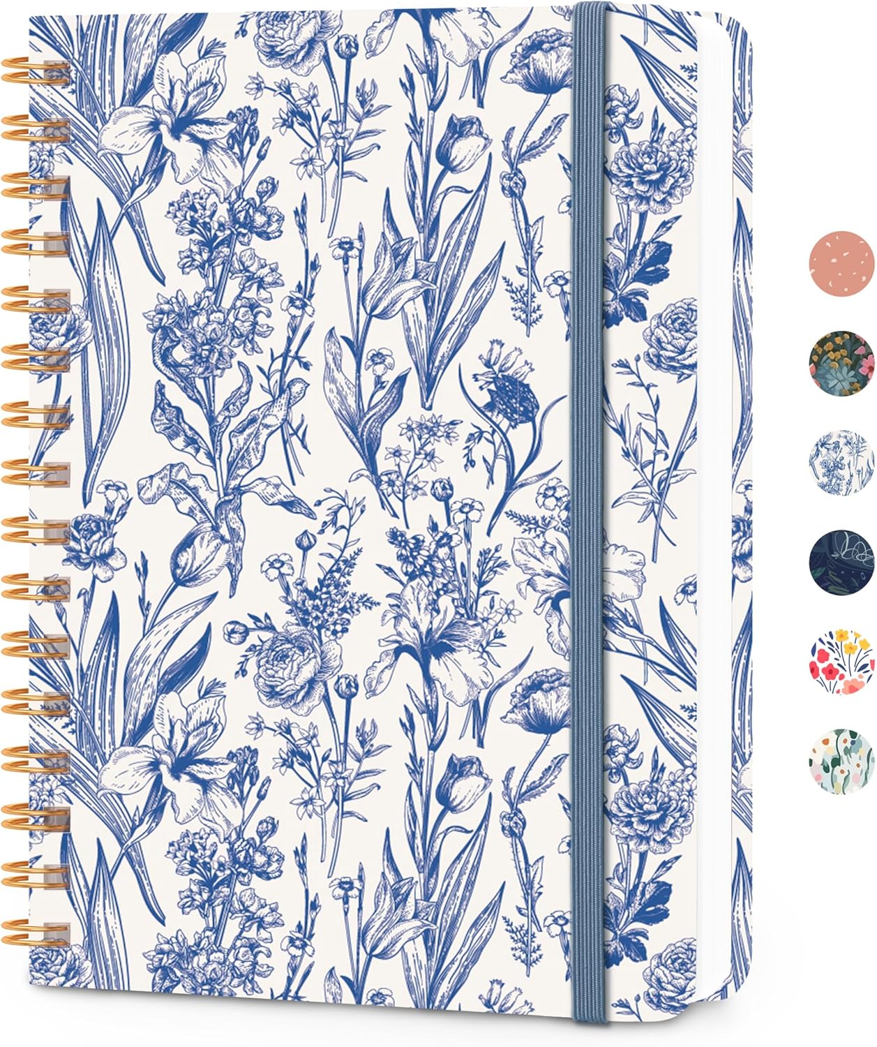 CICPAP Lined Spiral Journal Notebook, A5 College Ruled Notebook for Journaling, Note-Taking, and Daily Planning, Durable Hardcover with an Elegant Design, Purple