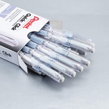 Pentel Quick Click Mechanical Pencil, (0.7mm), Medium, Black Barrel, Box of 12 Pencils (PD217A)