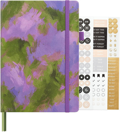 &And Per Se Lined Journal Notebook, 160 Pages, A5 5.7 x 8 inches College Ruled Thick Paper Notebook Journals for Writing, Hardcover Notebooks for Women Men Office School (1 Pack, Green) - Colors A