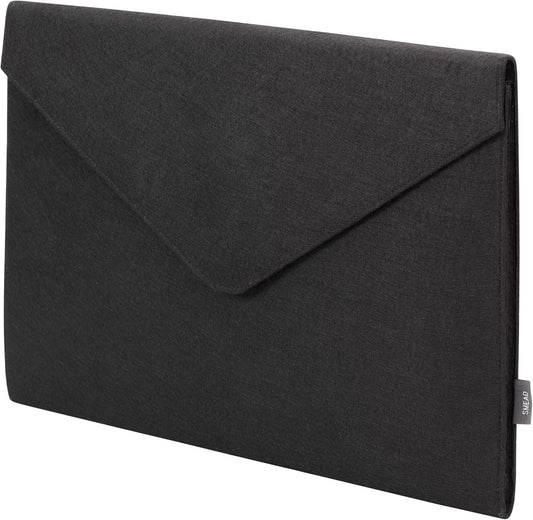 Smead Soft Touch Cloth Expanding File, 2" Expansion, Magnetic Closure, Tabloid Size, Gray (70924)