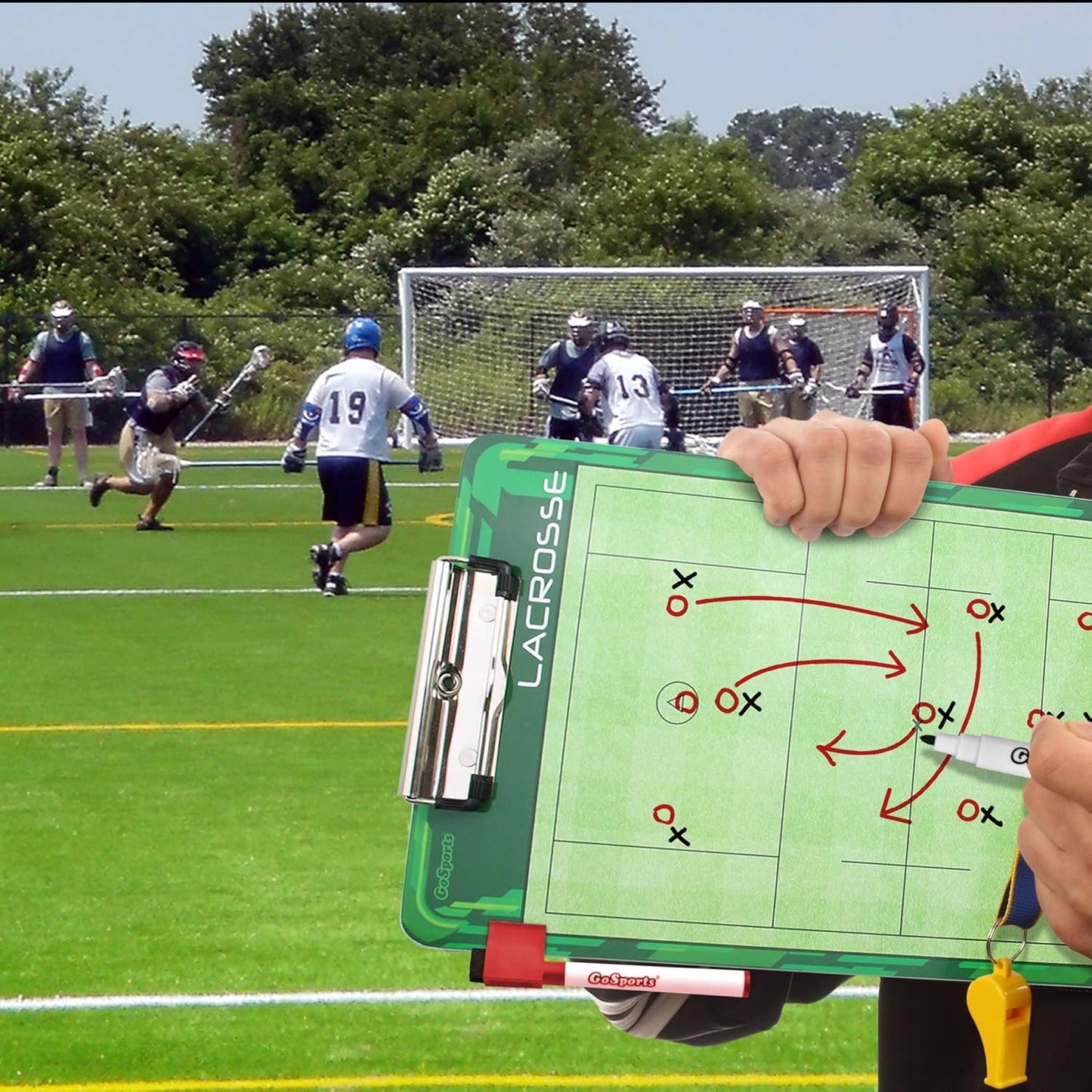 GoSports Premium Dry Erase Coaches Clipboards – Basketball, Baseball, Football, Soccer, Hockey, Volleyball, Lacrosse
