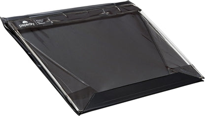 Waterproof Clipboard A4 Portrait by Paperdry, Black, Superior PVC Plastic with Cold Protection, Outdoor Covered Clip Board with Storage, A4 Waterproof Document Holder
