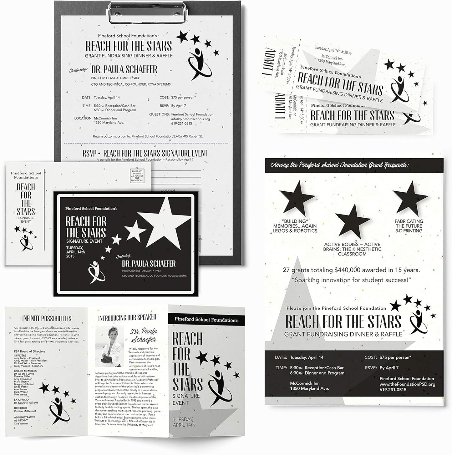 Astrobrights Mega Collection, Colored Cardstock, Bright Confetti White, 320 Sheets, 65 lb/176 GSM, 8.5" x 11" (91683)